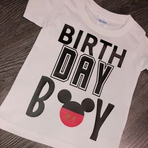 Disney birthday boy T-shirt